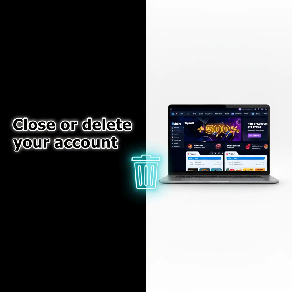 How to close or delete your account: contact support, request deletion or self-exclusion, withdraw funds, await confirmation