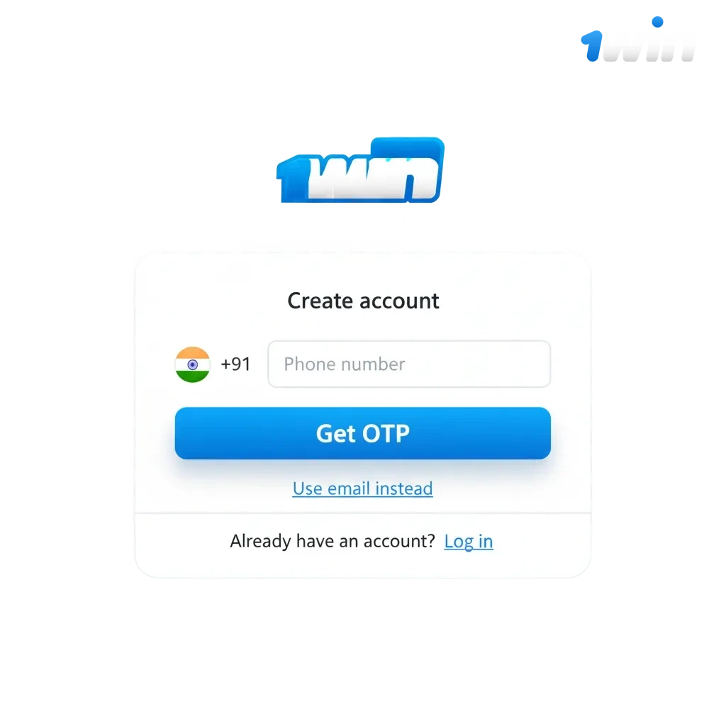 1win account: register, sign in, verify. App and web gaming, secure withdrawals in India, 500% bonus up to ₹75,000.