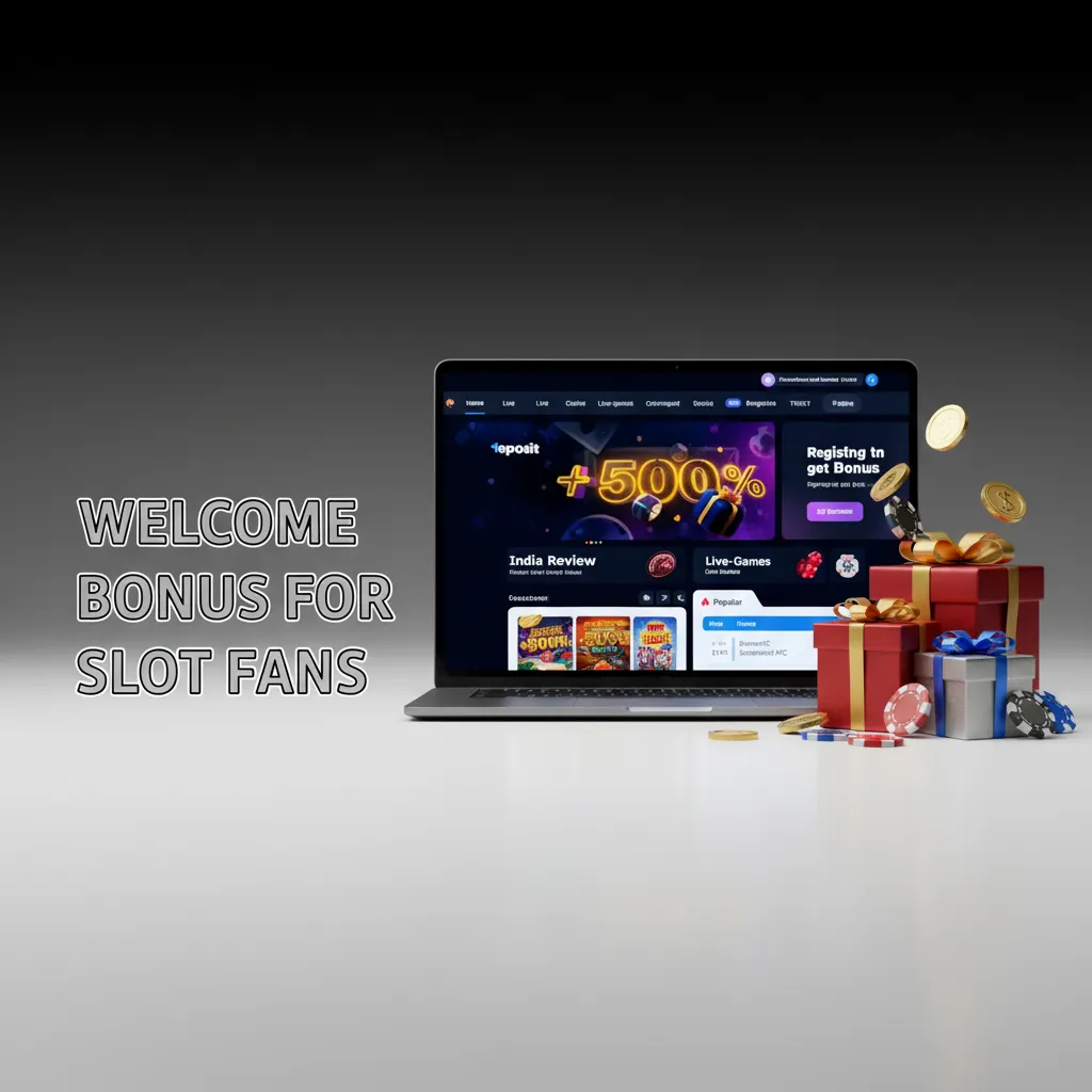 Welcome Bonus for Slot Fans: 500% up to ₹75,000 for new players, min ₹300 deposit; reloads, cashback, loyalty for slots.