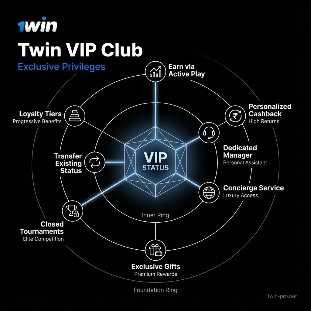 1Win VIP membership - personal service and exclusive opportunities for top players