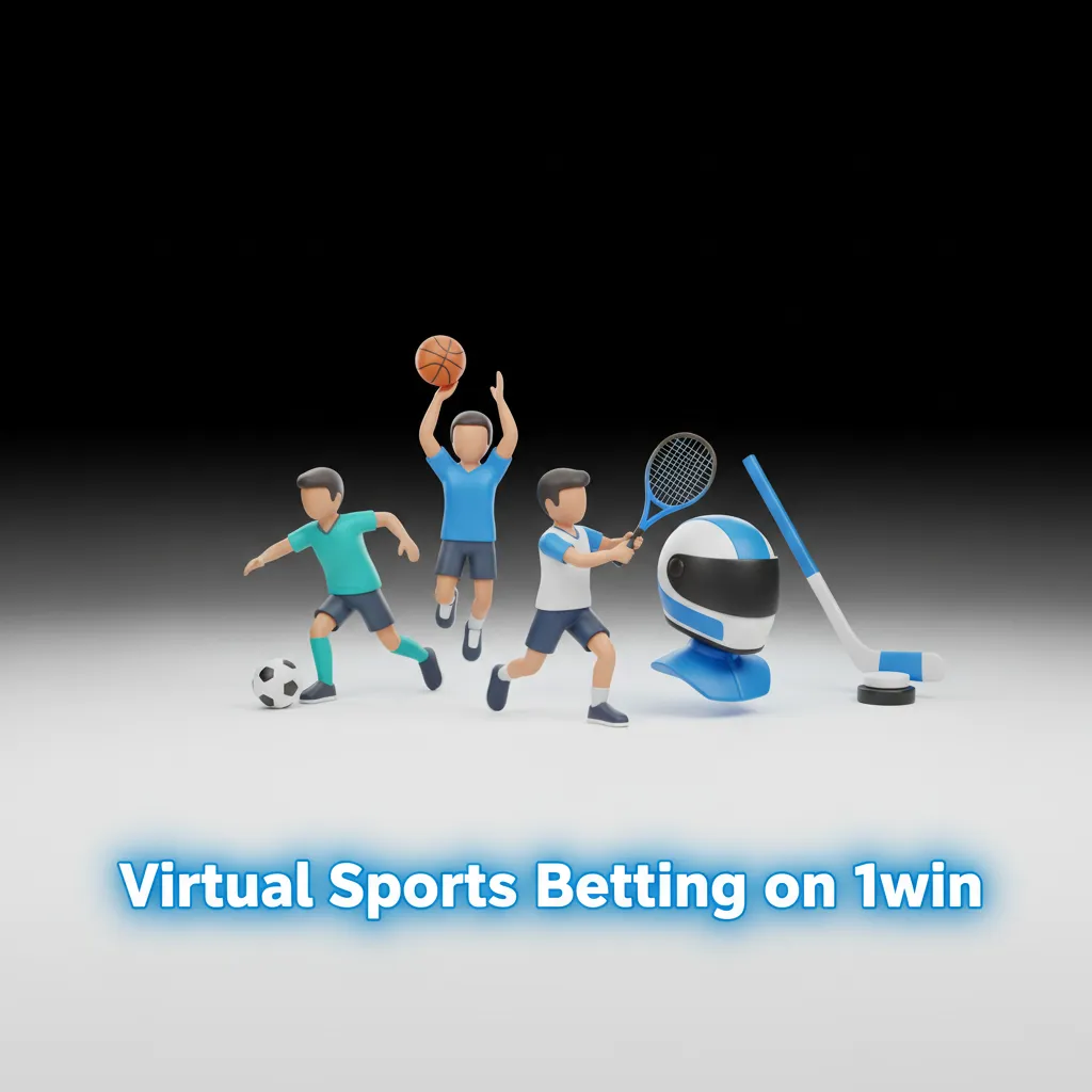 1win virtual sports lobby showing 24/7 RNG matches in cricket, football, horse racing, and greyhounds.