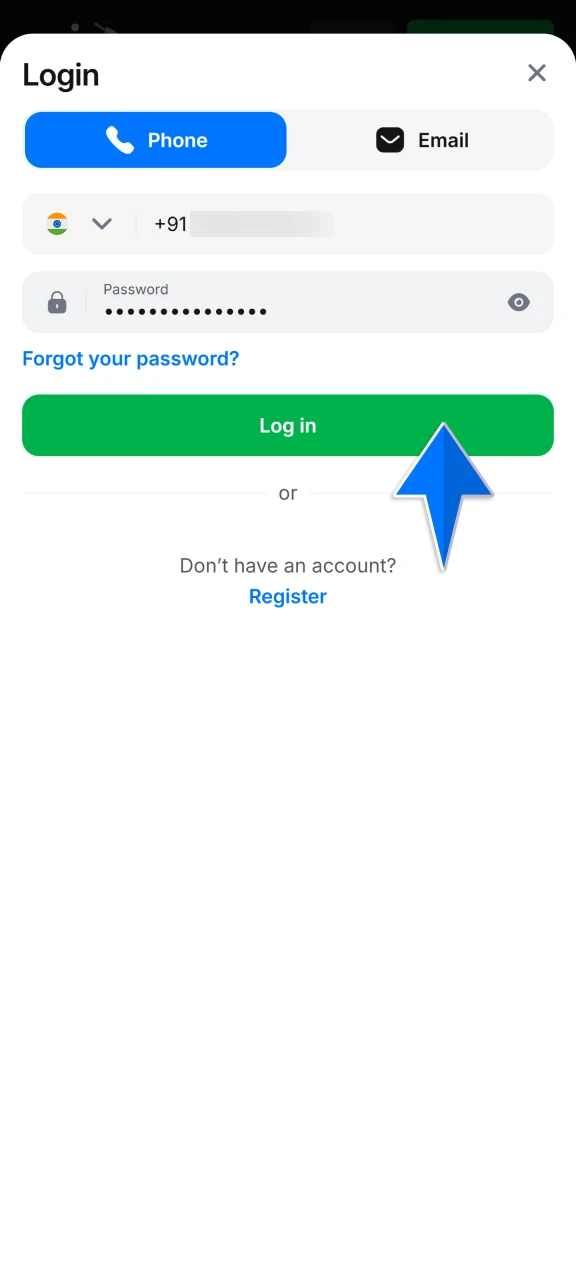 Confirm your contact details and sign in to your official 1win profile to access the full range of betting features.