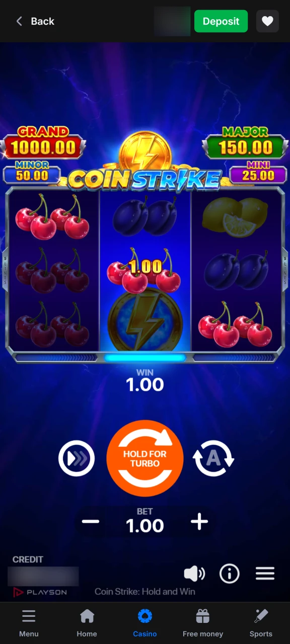 Monitor your balance and successful spins in real-time as the 1win system automatically credits your winnings.