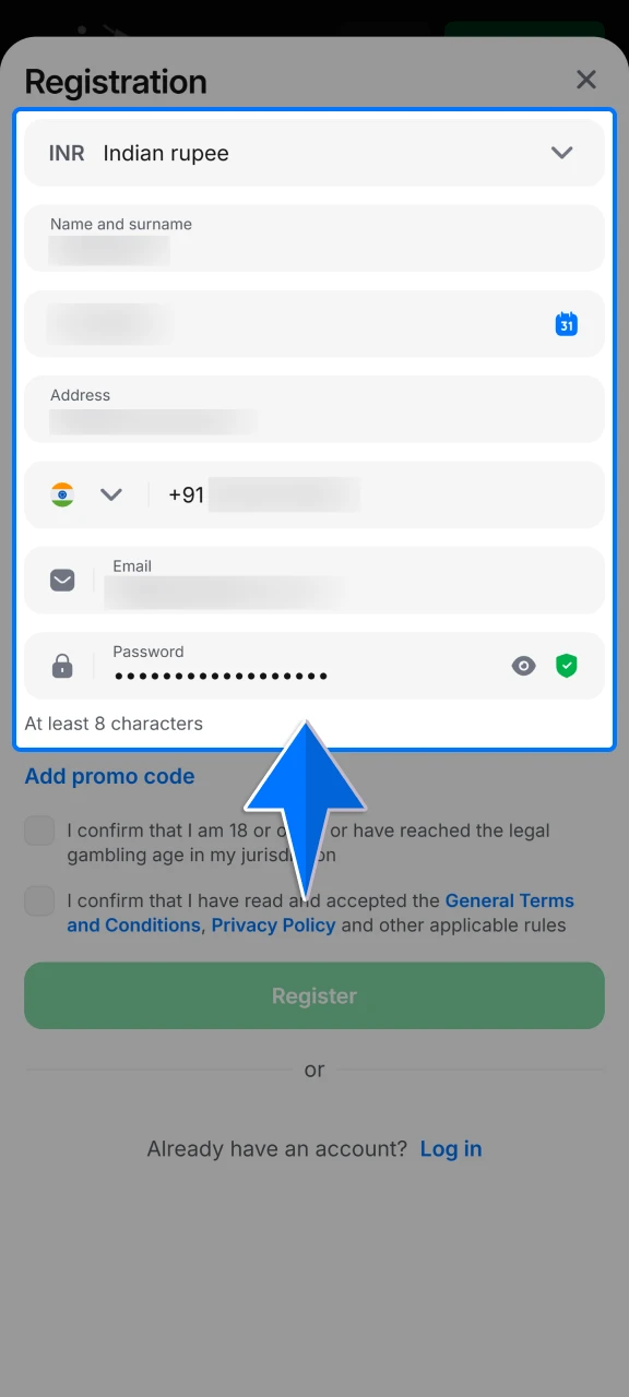 Click the sign-up button on our site to fill out your details and join the 1win platform instantly.