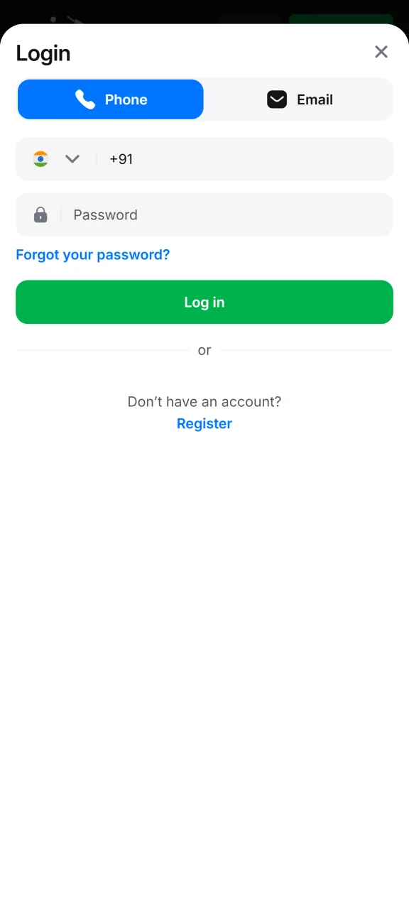 Access the Login Page: Click the login button on our site to navigate directly to the official 1win sign-in form.