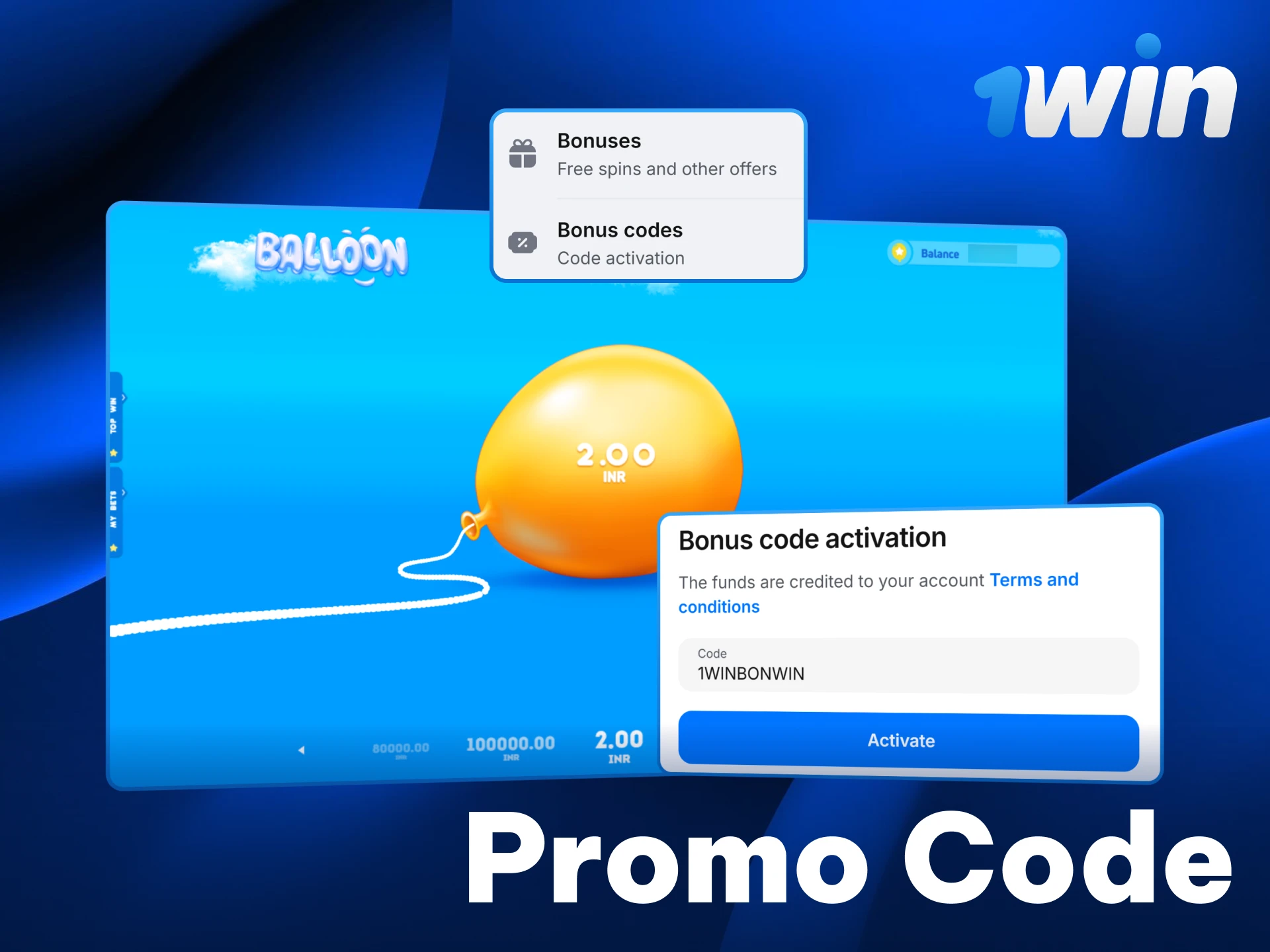 Use the exclusive 1win promo code to enjoy additional benefits.