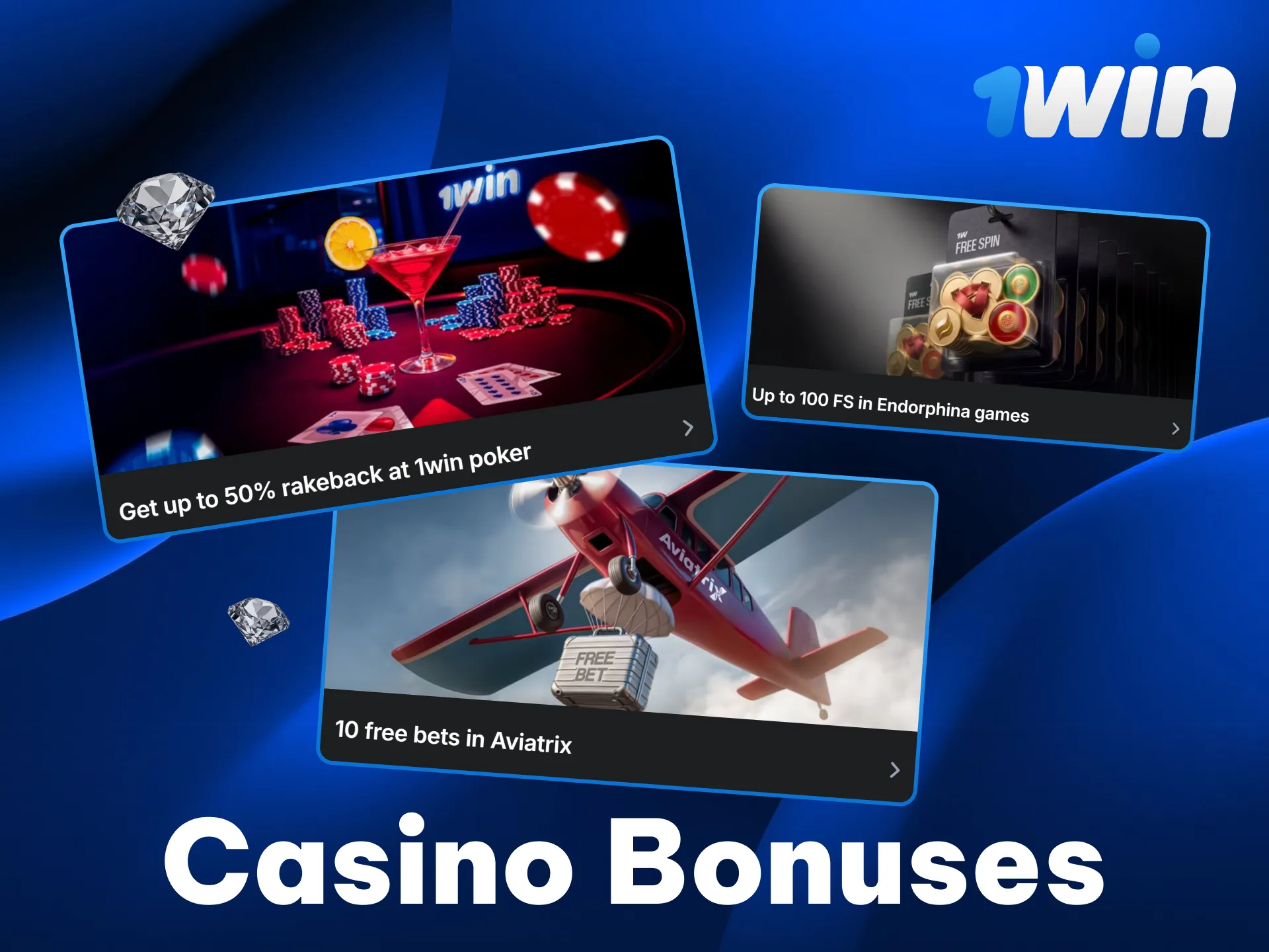 Claim exciting 1win casino and slots bonuses to boost your play.