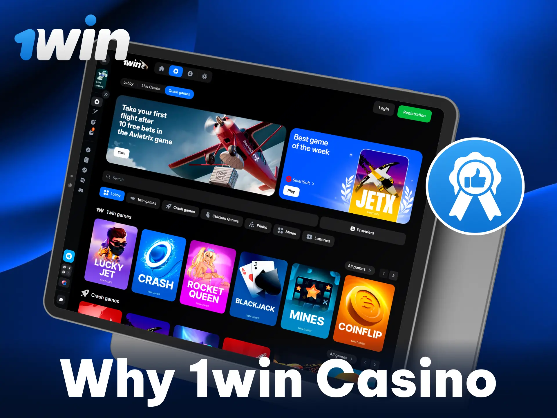 Discover why India players pick the official 1win Casino site.