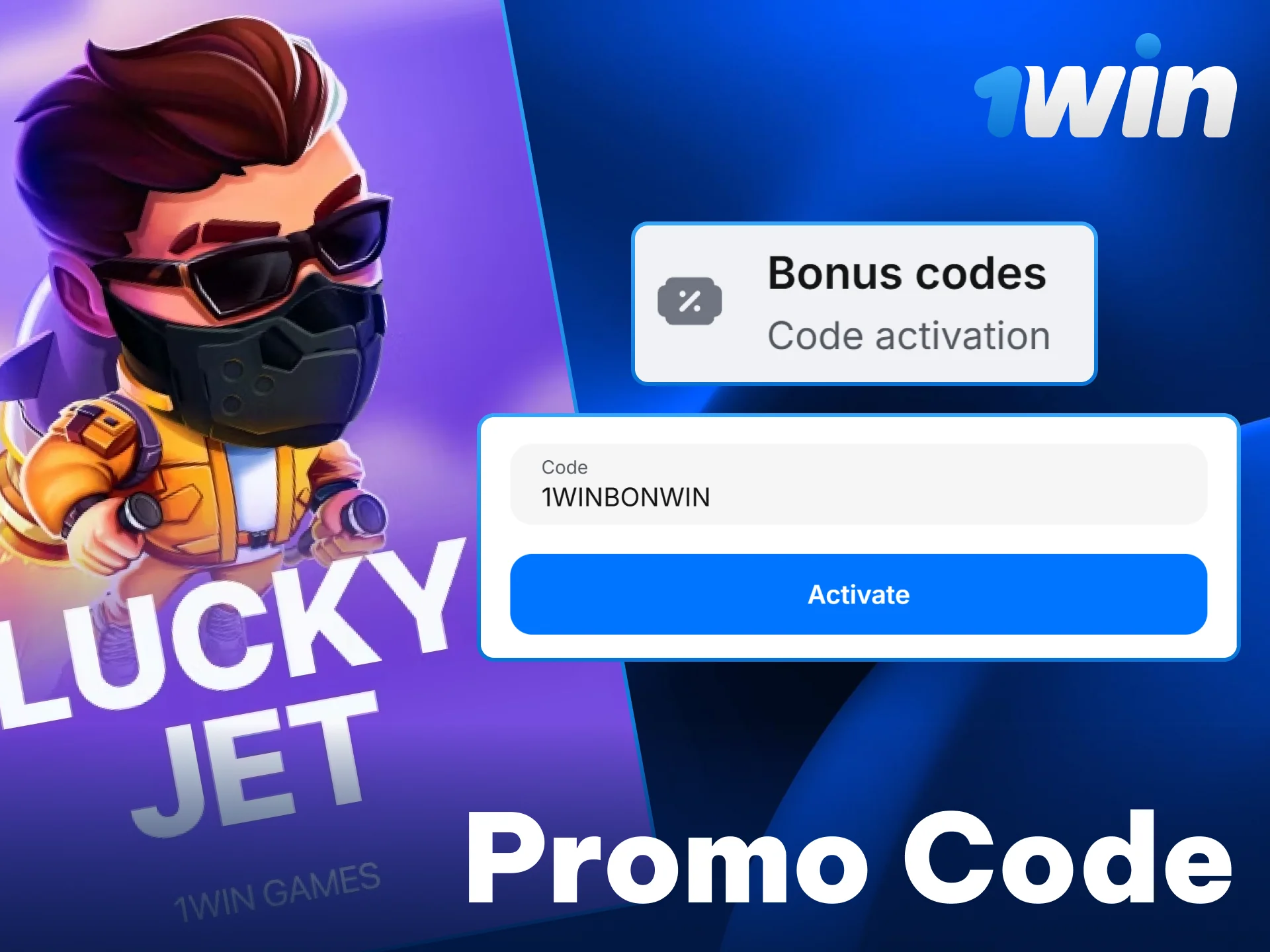 Activate our exclusive code to increase your 1win Lucky Jet balance.