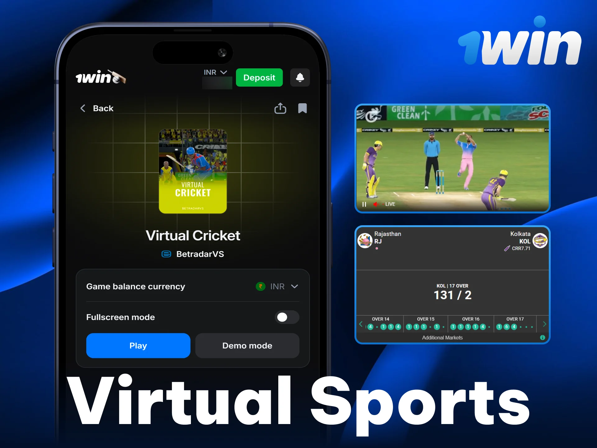 Try virtual sports betting on 1win for instant winning opportunities.