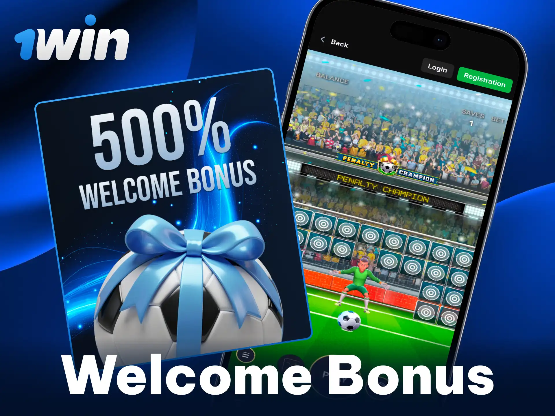 Grab a huge registration bonus for Penalty Champion on 1win today.